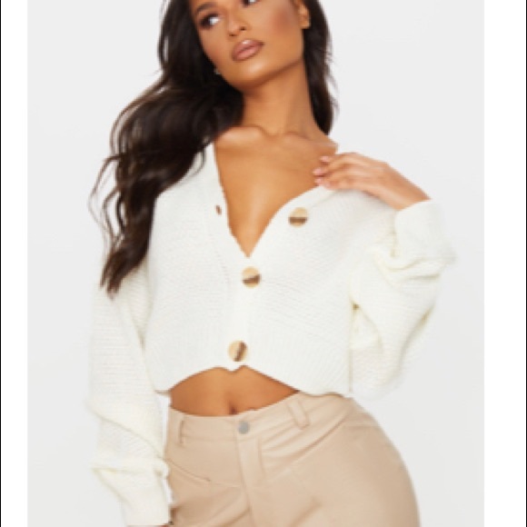Cream Cardigan from Pretty Little Thing Never Warn - Picture 3 of 3